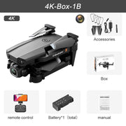 Drone JINHENG XT6 Mini 4K 1080P avec Caméra HD, WiFi FPV, Maintien d'Altitude par Pression d'Air, Quadricoptère Pliable, Jouet RC pour Enfants et Garçons - Cadeau Idéal